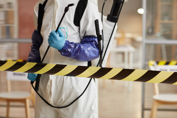 Professional Biohazard Cleanup technician working in Knightstown, IN